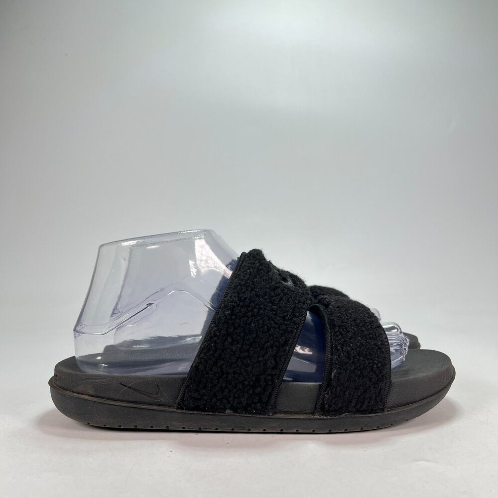 Nike Offcourt Duo Black Fleece Comfort Slide Sandals DX0555-001 Women's Size 8